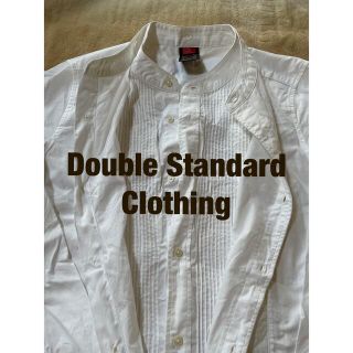 ダブルスタンダードクロージング(DOUBLE STANDARD CLOTHING)のダブルスタンダード  長袖シャツ　白(シャツ/ブラウス(長袖/七分))