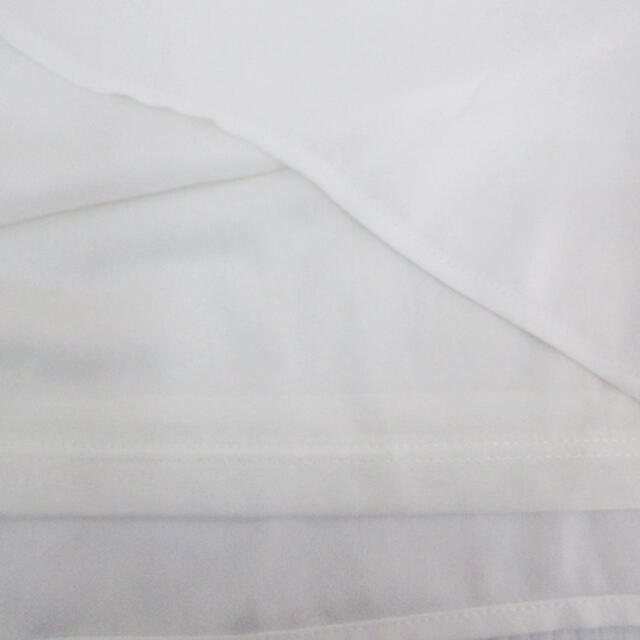 Aylesbury(アリスバーリー)のアリスバーリー ブラウス カットソー 半袖 ラウンドネック LL 白 /FF26 レディースのトップス(シャツ/ブラウス(半袖/袖なし))の商品写真