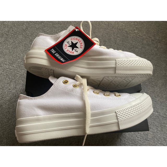 新品未使用 24.5センチ コンバース converse 厚底 | フリマアプリ ラクマ