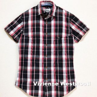 ヴィヴィアンウエストウッド(Vivienne Westwood)の【Vivienne Westwood MAN】刺繍ORBロゴ タータン シャツ(シャツ)