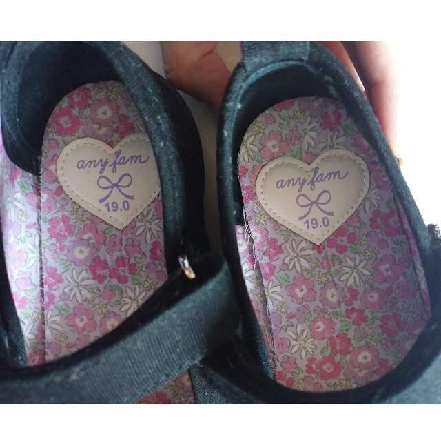 anyFAM(エニィファム)のany FAM キッズ  靴  19㎝ キッズ/ベビー/マタニティのキッズ靴/シューズ(15cm~)(フォーマルシューズ)の商品写真