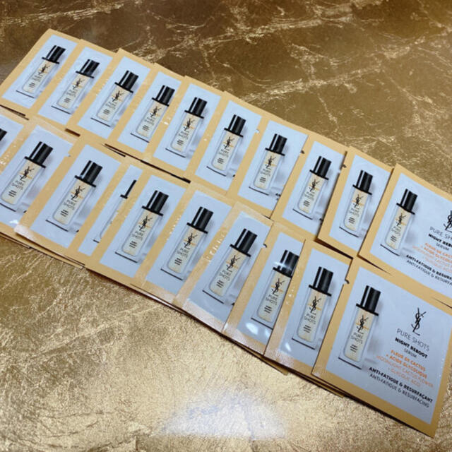 Yves Saint Laurent Beaute(イヴサンローランボーテ)のイヴサンローラン　ピュアショットナイトセラム　20包　　YSL コスメ/美容のスキンケア/基礎化粧品(美容液)の商品写真
