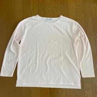 長袖Tシャツ　ピンク(Tシャツ/カットソー(七分/長袖))