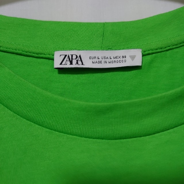 ZARA(ザラ)のラム様　新品 未使用 ZARA グリーン チュニック L レディースのトップス(チュニック)の商品写真