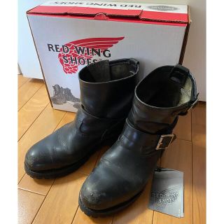 レッドウィング(REDWING)のレッドウイング ショートエンジニアブーツ(25.5cm)7H 黒 2976 D(ブーツ)