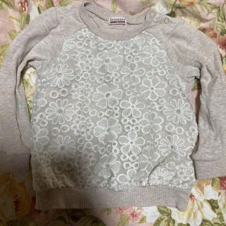 ブランシェス(Branshes)の刺繍　トレーナー　ブランシェス　90cm(Tシャツ/カットソー)