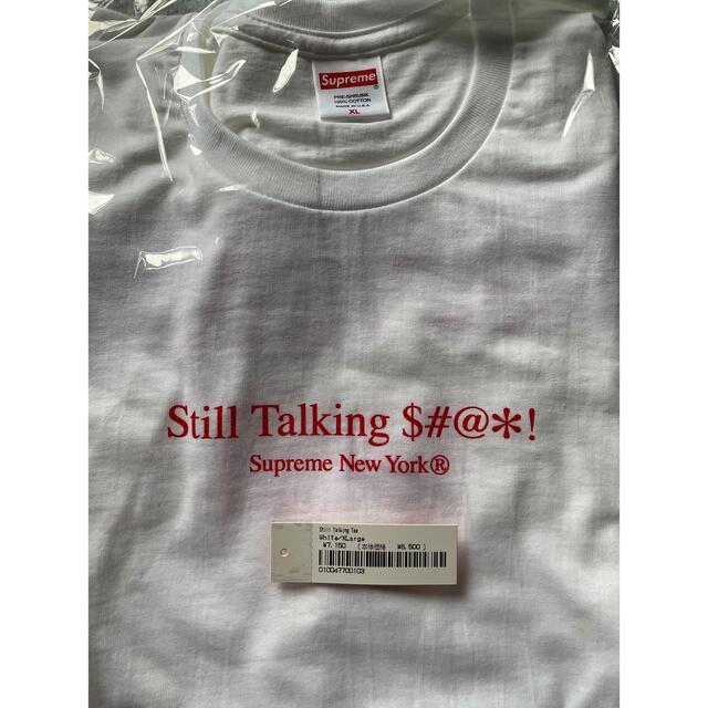 supreme still talking tee XL 白 - Tシャツ/カットソー(半袖/袖なし)