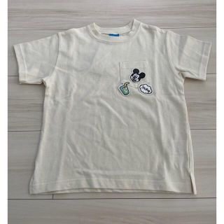 バースデイ　ミッキー　ワッペン　Tシャツ　100 新品　オーバー(Tシャツ/カットソー)