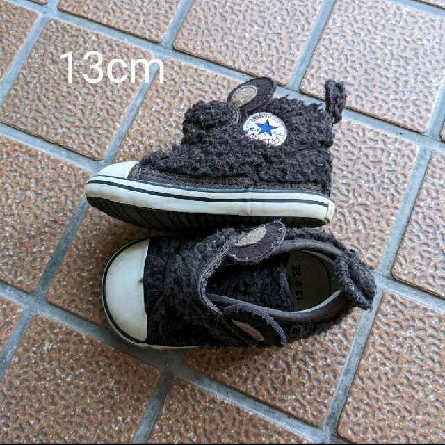 CONVERSE(コンバース)のCONVERSE くまちゃんスニーカー 13cm キッズ/ベビー/マタニティのベビー靴/シューズ(~14cm)(スニーカー)の商品写真