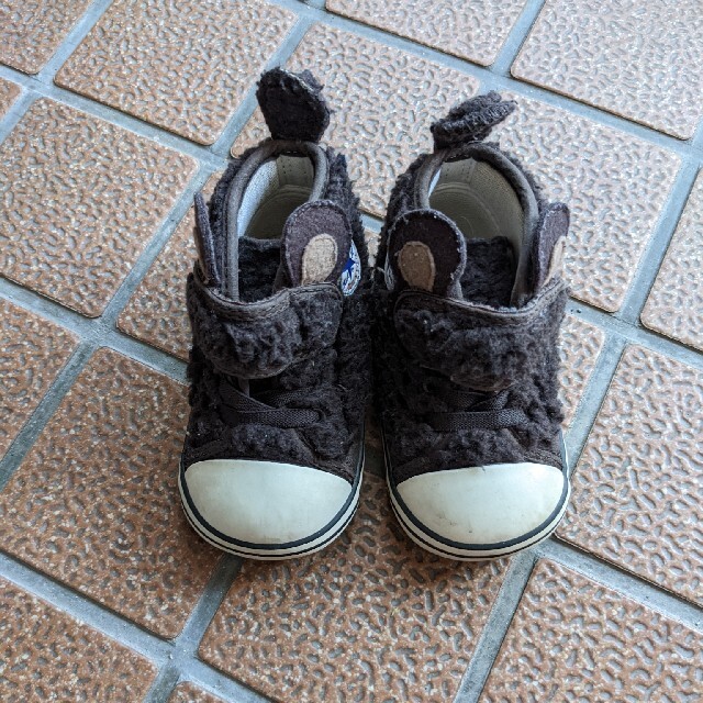 CONVERSE(コンバース)のCONVERSE くまちゃんスニーカー 13cm キッズ/ベビー/マタニティのベビー靴/シューズ(~14cm)(スニーカー)の商品写真