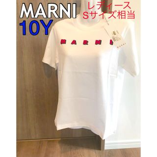 マルニ(Marni)のMARNI  Sサイズ相当　10Y ロゴTシャツ　今季新作(Tシャツ(半袖/袖なし))