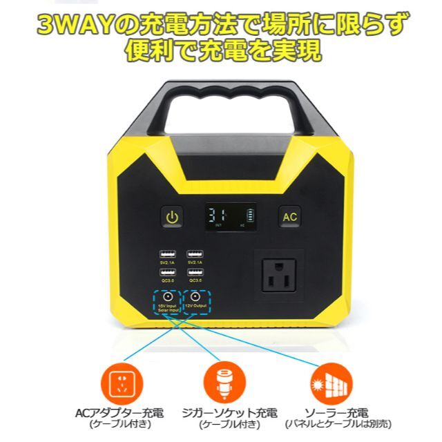 ポータブル電源 150Wh 40800mAh ミニ発電機 ポータブルコンセント