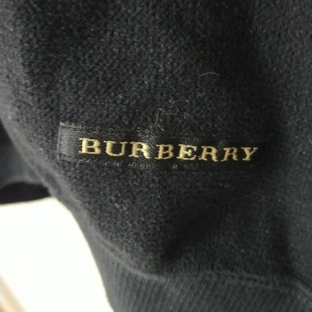 BURBERRY(バーバリー)のバーバリーゴルフ　ニットセーター　ブラック メンズのトップス(ニット/セーター)の商品写真