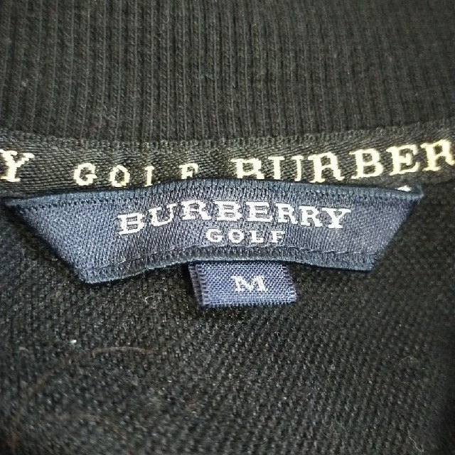 BURBERRY(バーバリー)のバーバリーゴルフ　ニットセーター　ブラック メンズのトップス(ニット/セーター)の商品写真