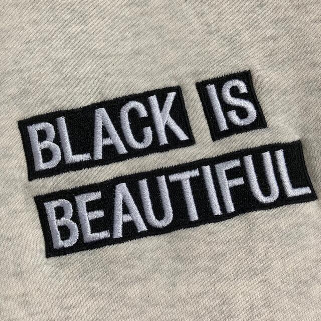 セバントゥア black is beautiful 刺繍 スウェット トレーナー