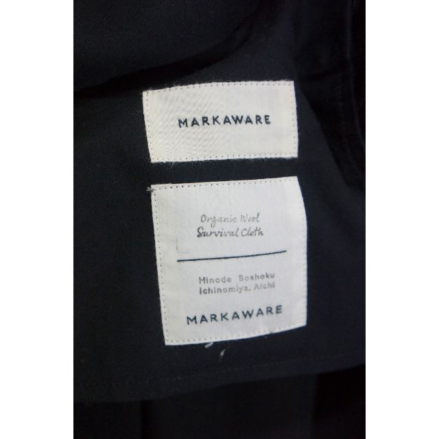 MARKAWEAR(マーカウェア)の極美品19AW MARKAWAREサバイバル クロス スラックス 黒1009L▲ メンズのパンツ(スラックス)の商品写真