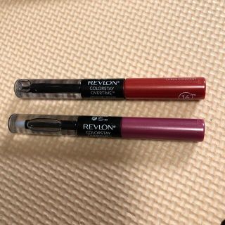 レブロン(REVLON)の【レブロン 】カラーステイ オーバータイム リップカラー 020 ＆080 ２本(口紅)