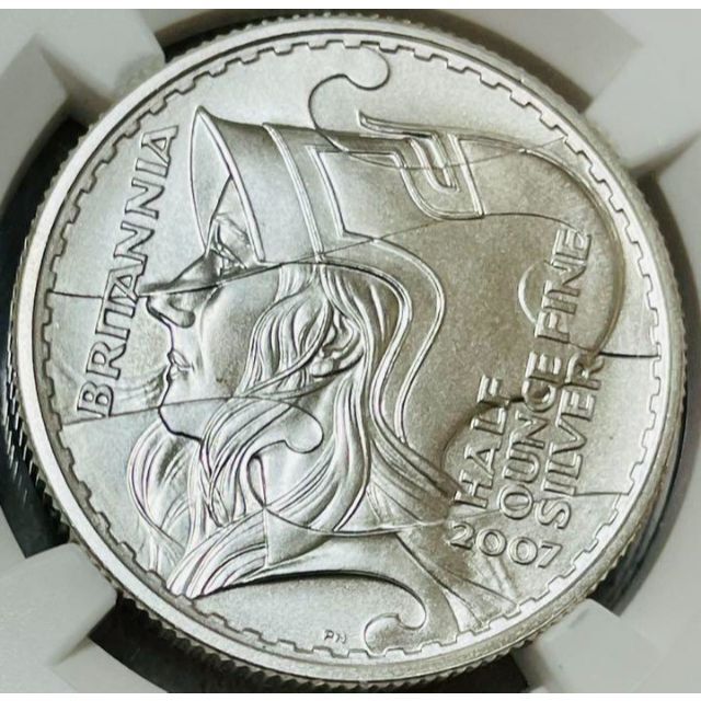 2019年 イギリス 2ポンド 銀貨 NGC MS70 ブリタニアオリエンタル
