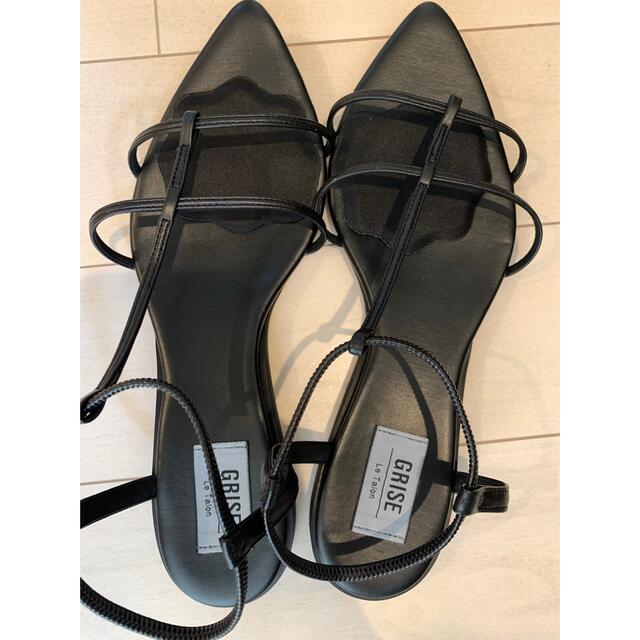 TAEKO HIGASHIHARA×GRISE Wストラップフラットサンダル 3