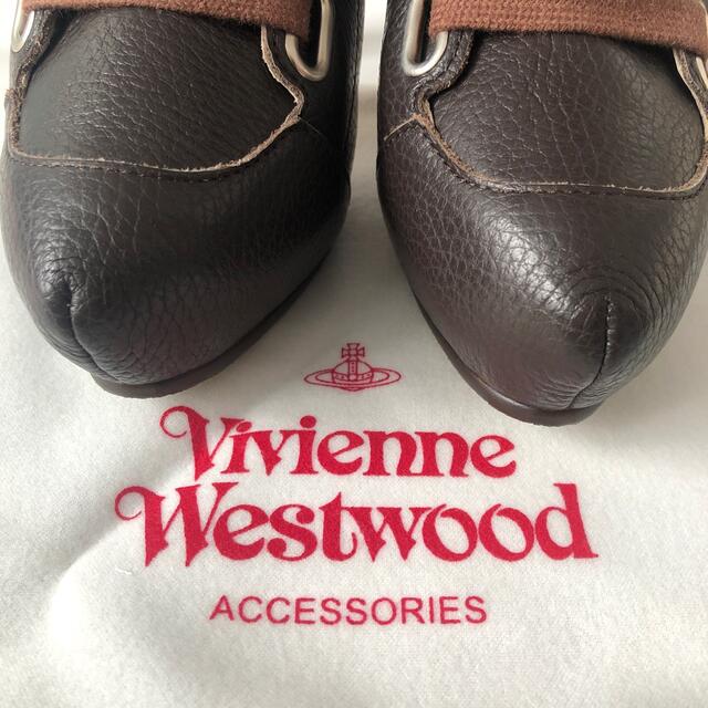 Vivienne Westwood(ヴィヴィアンウエストウッド)のVivienne Westwood★編上げショートブーツ 牛革 36 茶 レディースの靴/シューズ(ブーツ)の商品写真