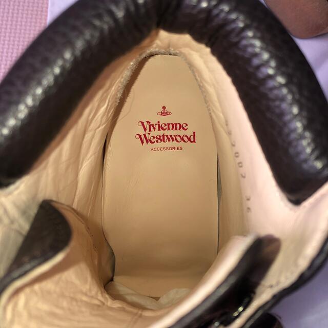 Vivienne Westwood(ヴィヴィアンウエストウッド)のVivienne Westwood★編上げショートブーツ 牛革 36 茶 レディースの靴/シューズ(ブーツ)の商品写真