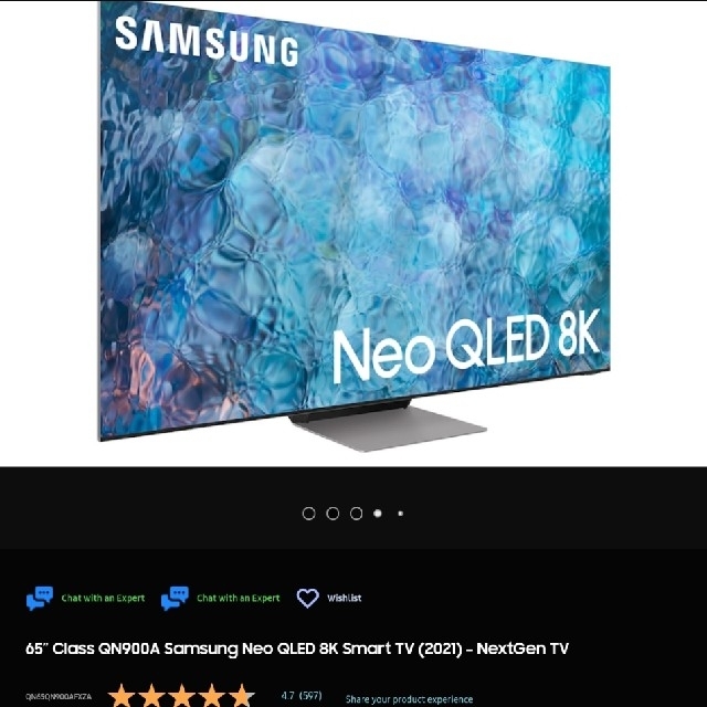 QN900A Samsung Neo QLED 8K Smart TV