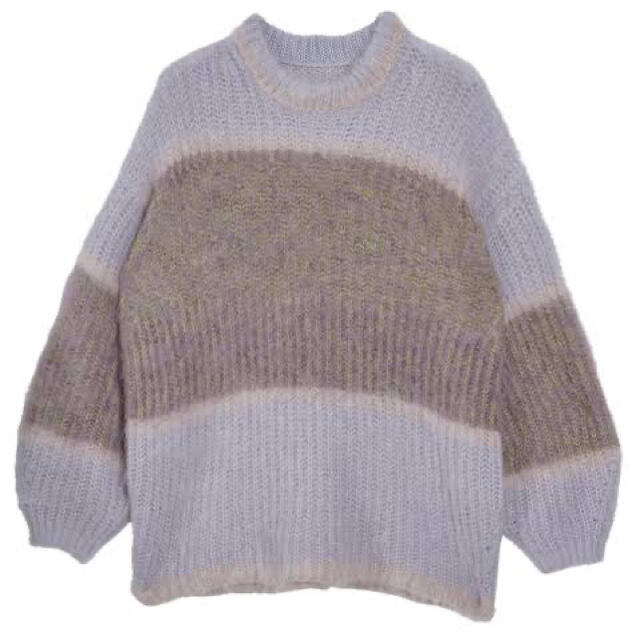 Ameri UND MOHAIR BICOLOR LOOSE KNIT 1