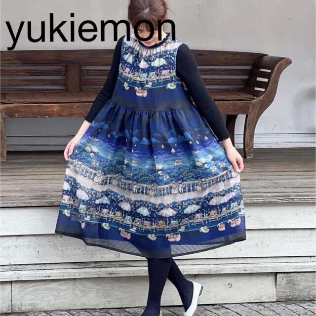 新品 yukiemon ウィフルワンピース ユキエモン フランシュリッペ | www