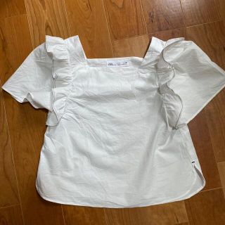 ザラキッズ(ZARA KIDS)のZARA フリルシャツ(ブラウス)