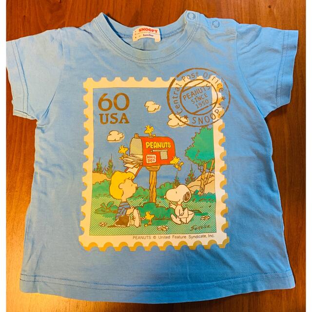 familiar(ファミリア)の●ファミリア✨スヌーピーコラボＴシャツ キッズ/ベビー/マタニティのキッズ服男の子用(90cm~)(Tシャツ/カットソー)の商品写真