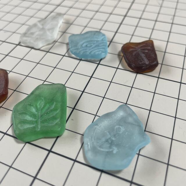 シーグラスアクセサリー/パーツ　ペンダントトップ　チャーム ハンドメイドの素材/材料(各種パーツ)の商品写真