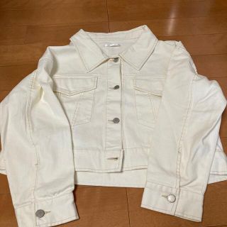 レトロガール(RETRO GIRL)のRetro girlの白ジージャン(Gジャン/デニムジャケット)