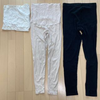 ユニクロ(UNIQLO)のマタニティレギンスと腹帯セット(マタニティタイツ/レギンス)