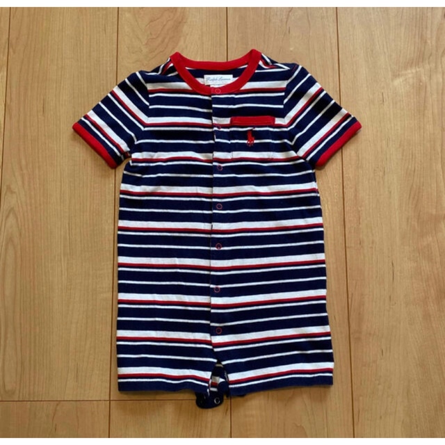 Ralph Lauren(ラルフローレン)のラルフローレン ロンパース 2枚セット キッズ/ベビー/マタニティのベビー服(~85cm)(ロンパース)の商品写真