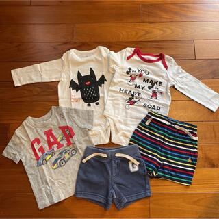 ベビーギャップ(babyGAP)の新品☆babygap☆ロンパース長袖　ショートパンツ　Tシャツ(パンツ)