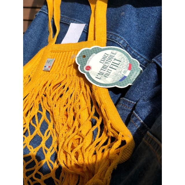 FILT・エコバッグ・ネットバッグ・ゴールド・Lサイズ肩がけ・フランス製の通販 by Le Milieu Store（ 9/7～21発送不可 ）｜ラクマ