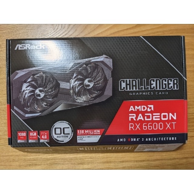 ASRock AMD Radeon RX6600XT 8GBPC/タブレット