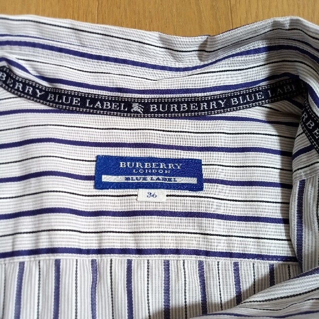 しましたが BURBERRY バーバリーブルーレーベル 半袖シャツ 36号の通販
