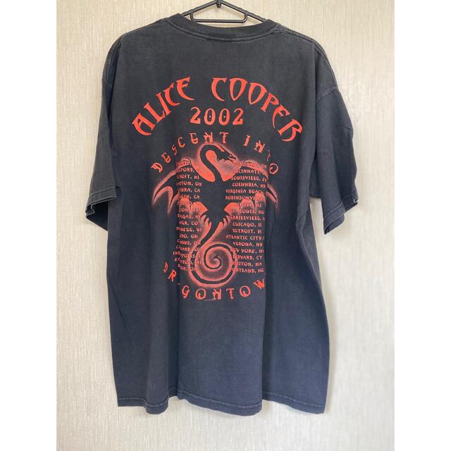00'S 当時物　ALICE COOPER Tシャツ　ヴィンテージ　XL メンズのトップス(Tシャツ/カットソー(半袖/袖なし))の商品写真