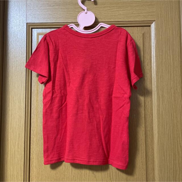 Tシャツ　赤色　130 キッズ/ベビー/マタニティのキッズ服男の子用(90cm~)(Tシャツ/カットソー)の商品写真