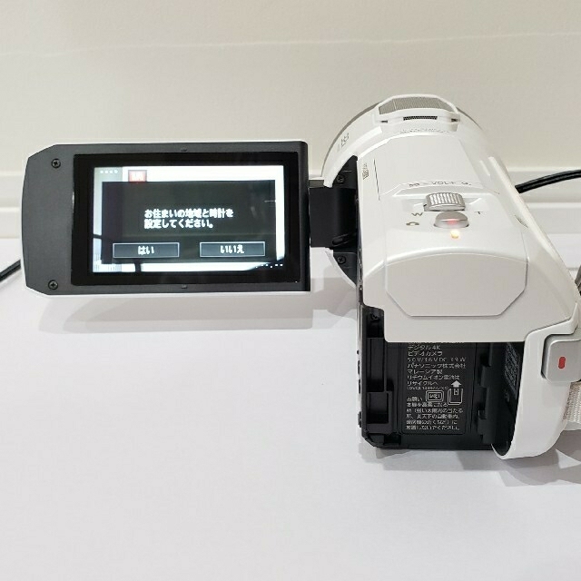 Panasonic(パナソニック)のHC-VX2M-W パナソニック 4Kビデオカメラ 展示品美品 保証有 スマホ/家電/カメラのカメラ(ビデオカメラ)の商品写真
