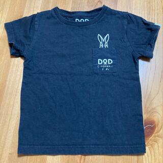 ドッペルギャンガー(DOPPELGANGER)のciaopanic typy×dod コラボTシャツ 黒　100サイズ(Tシャツ/カットソー)