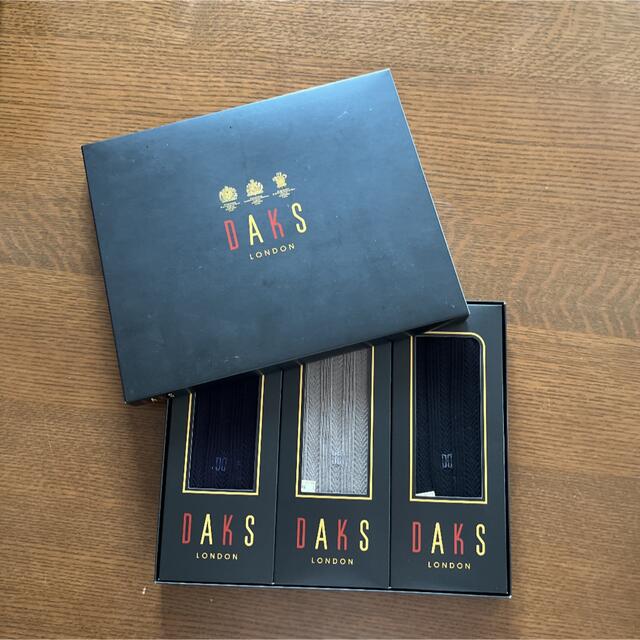 DAKS(ダックス)のDAKS紳士ビジネス用ソックス3枚セット メンズのレッグウェア(ソックス)の商品写真