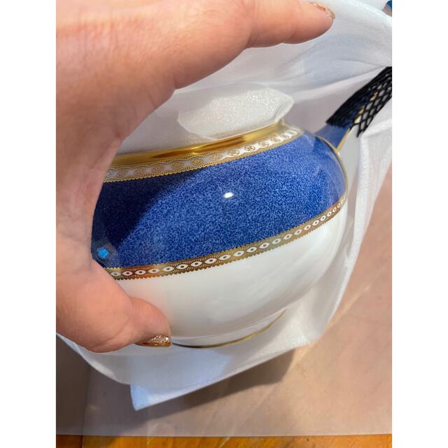 WEDGWOOD - ウェッジウッド ユーランダーパウダーブルーティーポットの