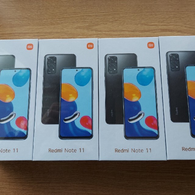 【4台まとめて出品】新品未開封品 Redmi Note 11 4GB+64GB