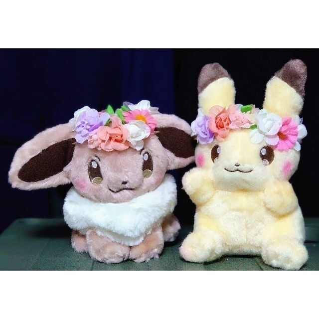 kd様☆【追跡有】花飾りピカチュウ&イーブイ★ふわふわポケモンぬいぐるみ | フリマアプリ ラクマ kd様☆【追跡有】花飾りピカチュウ&イーブイ★ふわふわポケモンぬいぐるみ | フリマアプリ ラクマ