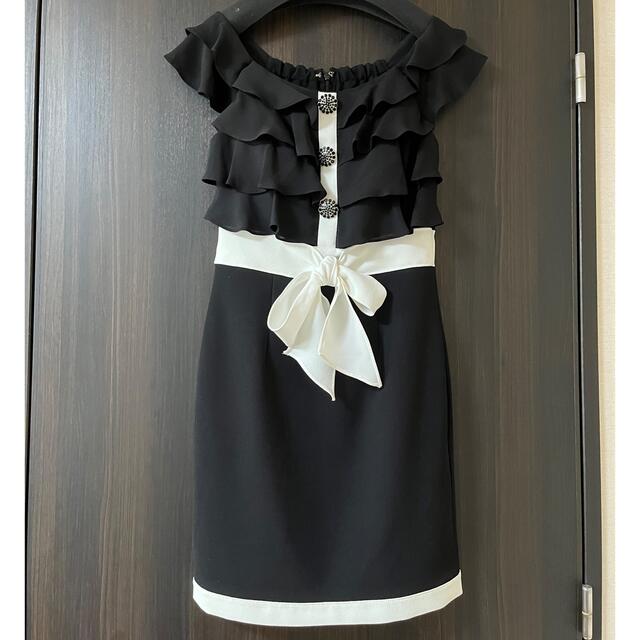 キャバ　ミニドレス　ブラック レディースのフォーマル/ドレス(ナイトドレス)の商品写真