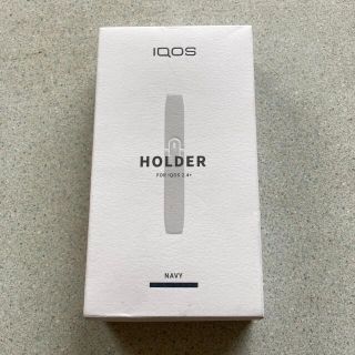 IQOS 2.4+  プラス　ホルダー　ネイビー(タバコグッズ)