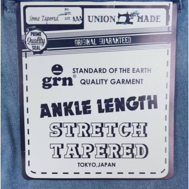grn(ジーアールエヌ)のGRN メンズ　ストレッチ テーパード　パンツ　デニム メンズのパンツ(デニム/ジーンズ)の商品写真
