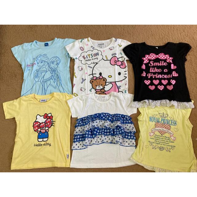 Tシャツまとめ売り　120 キッズ/ベビー/マタニティのキッズ服女の子用(90cm~)(Tシャツ/カットソー)の商品写真